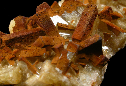 Barite with Goethite from Sherman Tunnel, Leadville District, Lake County, Colorado