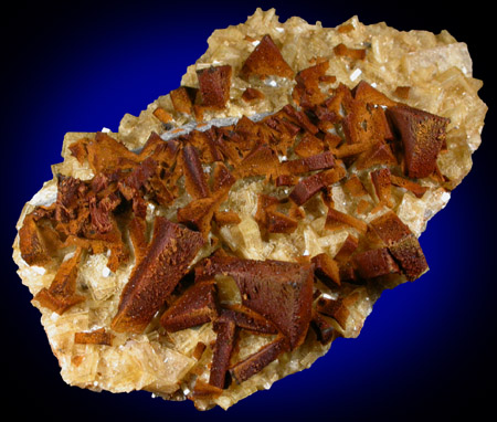 Barite with Goethite from Sherman Tunnel, Leadville District, Lake County, Colorado
