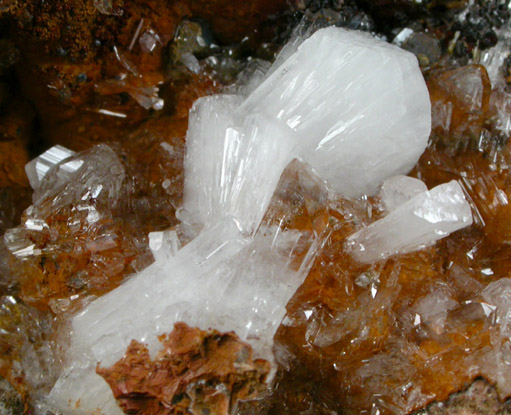 Hemimorphite over Smithsonite from Dauntless Mine, White Pine County, Nevada