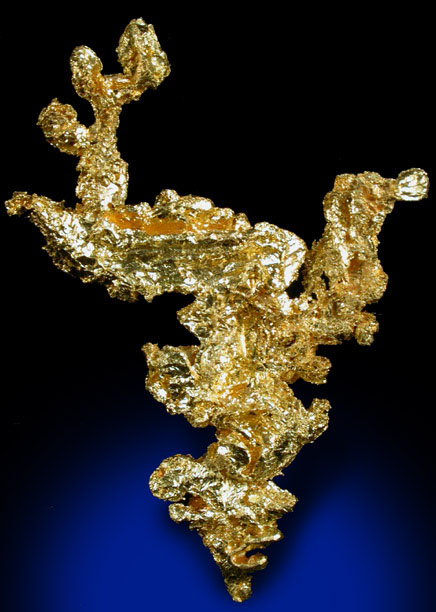 Gold from Mockingbird Mine, Mariposa County, California