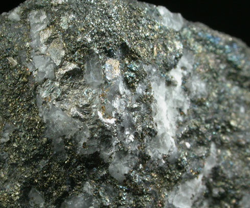 Stannite with Chalcopyrite from (Wheal Rock), Cornwall, England (Type Locality for Stannite)