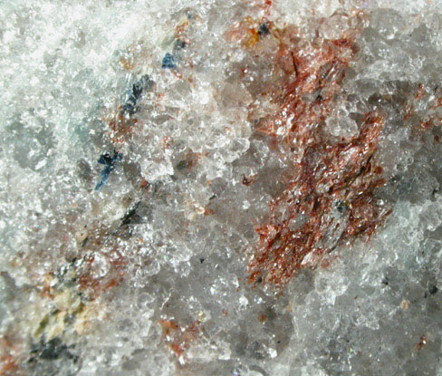 Svanbergite, Rutile, Scorzalite, Lazulite, Kyanite from Horrsjberg, Vrmland, Sweden (Type Locality for Svanbergite)