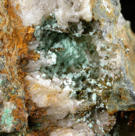 Agardite-(Y) from Bou Skour Mine, Ouarzazate, Morocco (Type Locality for Agardite-(Y))