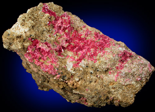 Talmessite (cobalt-rich) with Roselite-beta from Aghbar Mine, 10 km east of Bou Azzer Mine, Zagora, Dra-Tafilalet, Morocco