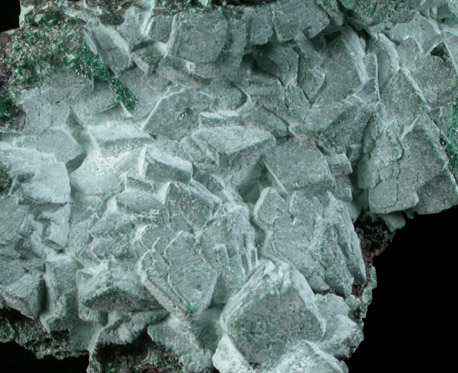 Malachite pseudomorphs after Azurite from Silver Bill Mine, Courtland-Gleeson District, Cochise County, Arizona