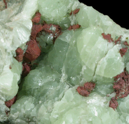 Copper and Prehnite from Keweenaw Peninsula Copper District, Michigan