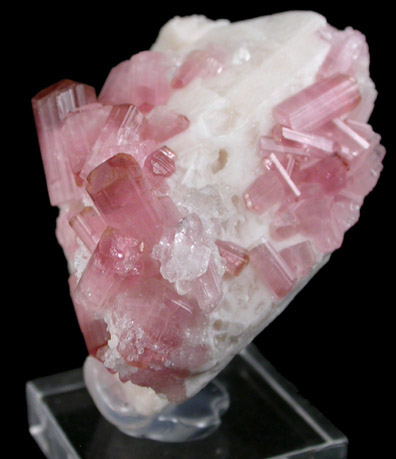 Elbaite var. Rubellite Tourmaline from Pyi-Gyi-Taung Mountain, near Let-Pan-Hla, Mandalay, Myanmar (Burma)