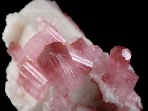 Elbaite var. Rubellite Tourmaline from Pyi-Gyi-Taung Mountain, near Let-Pan-Hla, Mandalay, Myanmar (Burma)