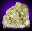 Prehnite on Datolite from Prospect Park Quarry, Prospect Park, Passaic County, New Jersey