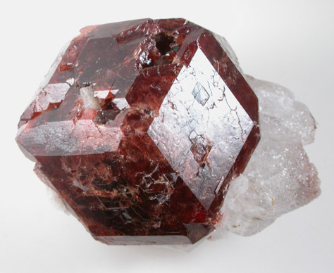 Almandine-Spessartine Garnet with Albite and Quartz from Chhamachu, Gilgit-Skardu Road, Gilgit-Baltistan, Pakistan