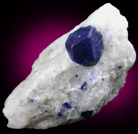 Lazurite var. Lapis Lazuli from Sar-e-sang, Kokscha Valley, Badakshan, Afghanistan (Type Locality for Lazurite)