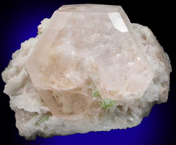 Beryl var. Morganite with Quartz, Elbaite, Albite from Mawi Pegmatite, Nuristan Province, Afghanistan