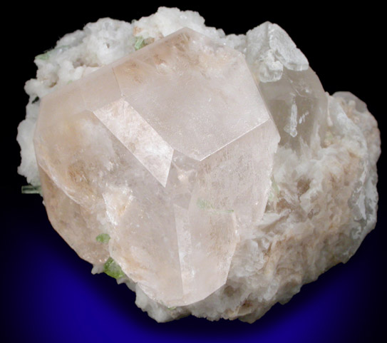 Beryl var. Morganite with Quartz, Elbaite, Albite from Mawi Pegmatite, Nuristan Province, Afghanistan