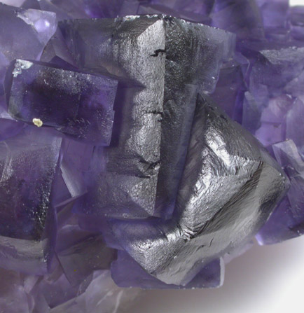 Fluorite with hexoctahedral faces from Caravia-Berbes District, Asturias, Spain