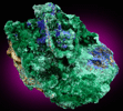 Malachite with Azurite from Silver Hill Mine, Pima County, Arizona