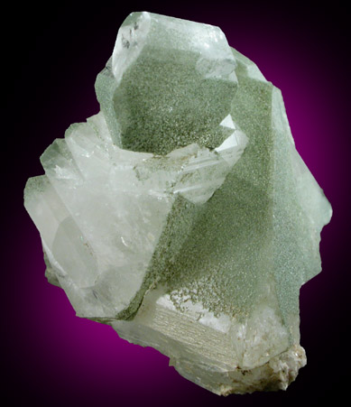Orthoclase var. Adularia with Chlorite from Grosstal, Kanton Uri, Switzerland