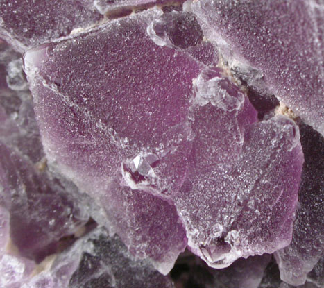 Fluorite in Quartz from Skinner Load, Oatman District, Silver Creek area, Mohave County, Arizona
