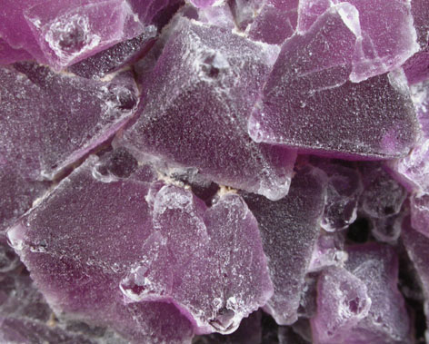 Fluorite in Quartz from Skinner Load, Oatman District, Silver Creek area, Mohave County, Arizona