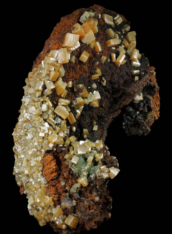 Wulfenite with minor Mimetite from Mina Ojuela, San Juan Poniente Vein, Level 6, Mapimi, Durango, Mexico