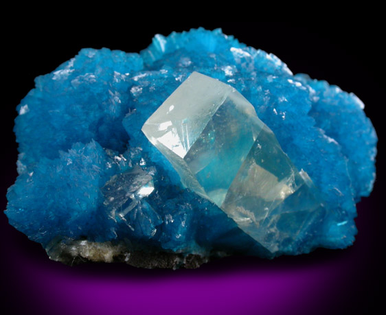 Cavansite with Calcite from Wagholi Quarry, Maharashtra, India