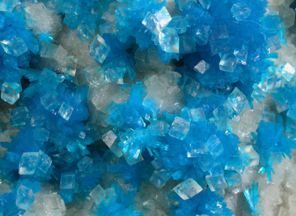 Cavansite with Calcite and Stilbite-Ca from Wagholi Quarry, Maharashtra, India