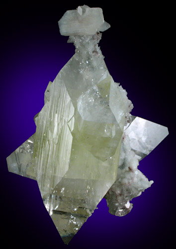 Apophyllite and Stilbite-Ca on stalactitic Quartz from Jalgaon, Maharashtra, India