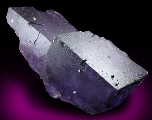 Fluorite with Chalcopyrite from Denton Mine, Harris Creek District, Hardin County, Illinois