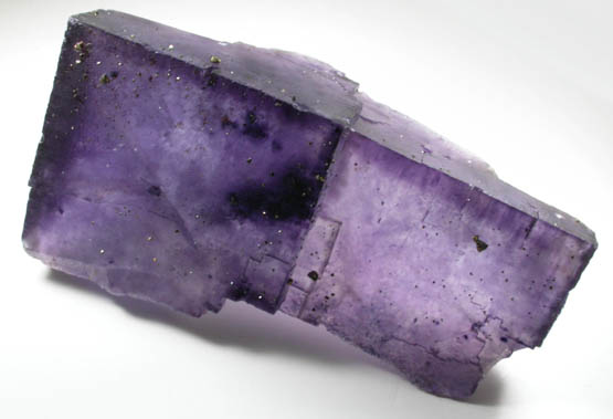 Fluorite with Chalcopyrite from Denton Mine, Harris Creek District, Hardin County, Illinois