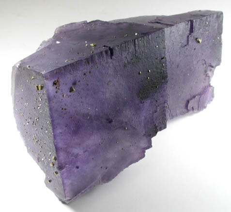 Fluorite with Chalcopyrite from Denton Mine, Harris Creek District, Hardin County, Illinois