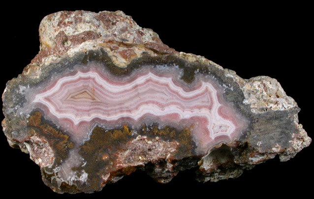 Quartz var. Laguna Agate from Ojo Laguna, Ahumada, Chihuahua, Mexico