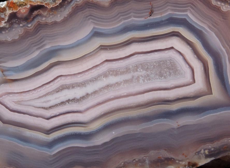 Quartz var. Laguna Agate from Ojo Laguna, Ahumada, Chihuahua, Mexico