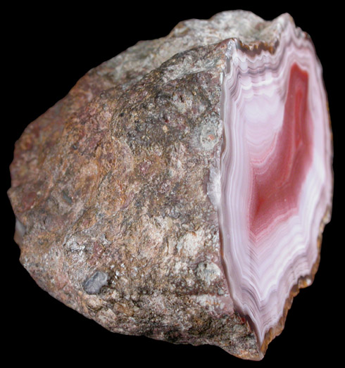 Quartz var. Laguna Agate from Ojo Laguna, Ahumada, Chihuahua, Mexico