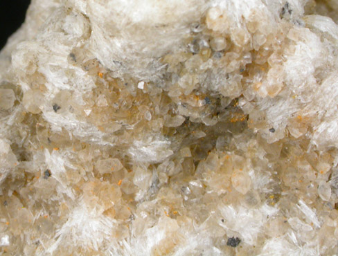 Tunellite on Ulexite from Boron Pit, Kramer District, Kern County, California (Type Locality for Tunellite)