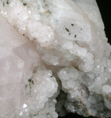 Calcite with Analcime from Croft Quarry, Leicestershire, England