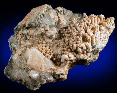 Quartz pseudomorphs after Natrolite from Randsburg Wash, Kern County(?), California