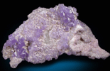 Fluorapatite on Albite from Laghman Province, Afghanistan