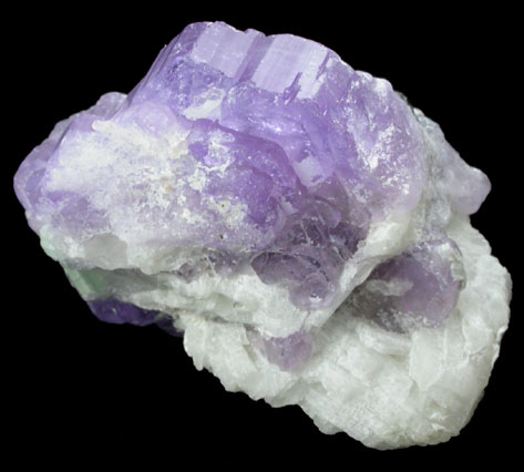 Fluorapatite on Albite from Laghman Province, Afghanistan