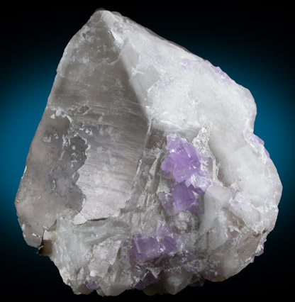 Fluorapatite on Quartz from Laghman Province, Afghanistan