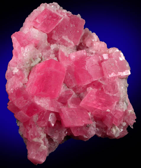 Rhodochrosite on Quartz from Sweet Home Mine, Buckskin Gulch, Alma District, Park County, Colorado