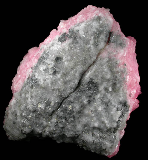 Rhodochrosite on Quartz from Sweet Home Mine, Buckskin Gulch, Alma District, Park County, Colorado