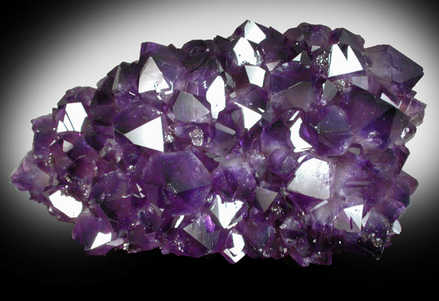 Quartz var. Amethyst from Catalan Agate-Amethyst District, Souther Paran Basalt Basin, Artigas, Uruguay