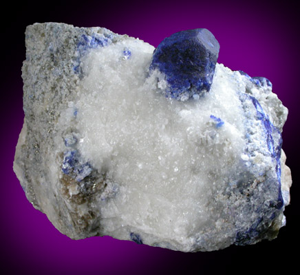 Lazurite var. Lapis Lazuli from Sar-e-sang, Kokscha Valley, Badakshan, Afghanistan (Type Locality for Lazurite)