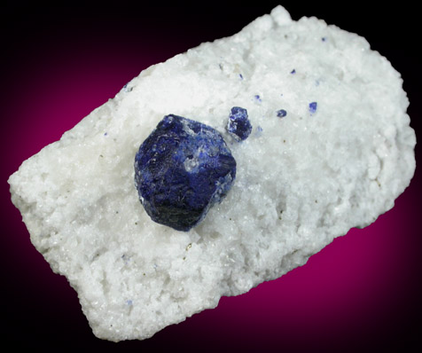 Lazurite var. Lapis Lazuli from Sar-e-sang, Kokscha Valley, Badakshan, Afghanistan (Type Locality for Lazurite)