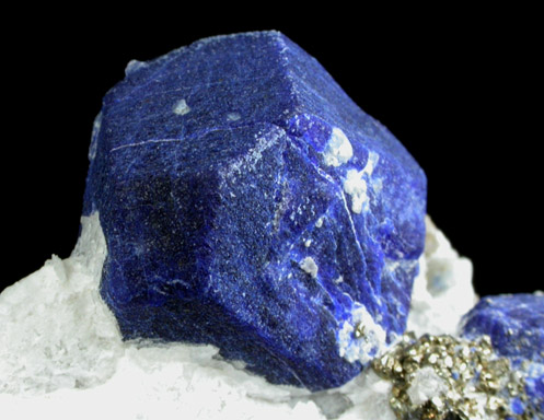 Lazurite var. Lapis Lazuli with Pyrite and Phlogopite from Sar-e-sang, Kokscha Valley, Badakshan, Afghanistan (Type Locality for Lazurite)
