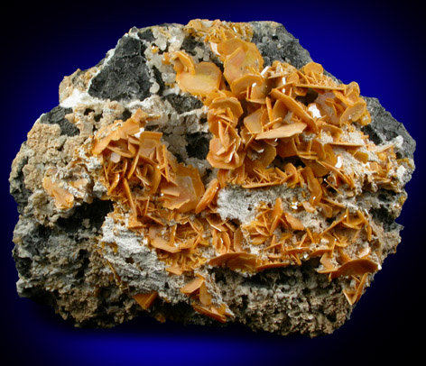 Wulfenite from Bad Bleiberg, Carinthia, Austria (Type Locality for Wulfenite)