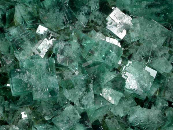 Fluorite (interpenetrant-twinned) from Rogerley Mine, County Durham, England