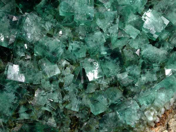 Fluorite (interpenetrant-twinned) from Rogerley Mine, County Durham, England