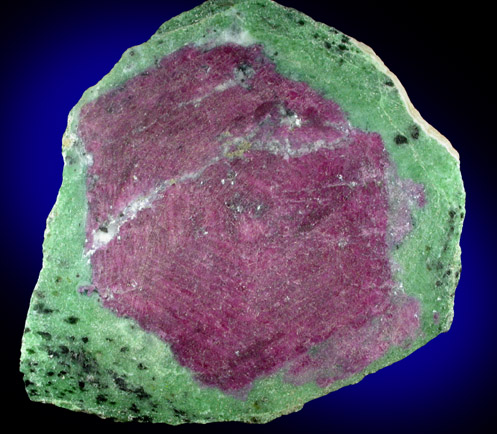 Corundum var. Ruby in Zoisite from Longido, Arusha, Tanzania