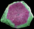 Corundum var. Ruby in Zoisite from Longido, Arusha, Tanzania