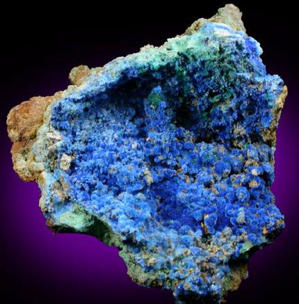 Cyanotrichite and Brochantite from Grandview Mine, Coconino County, Arizona